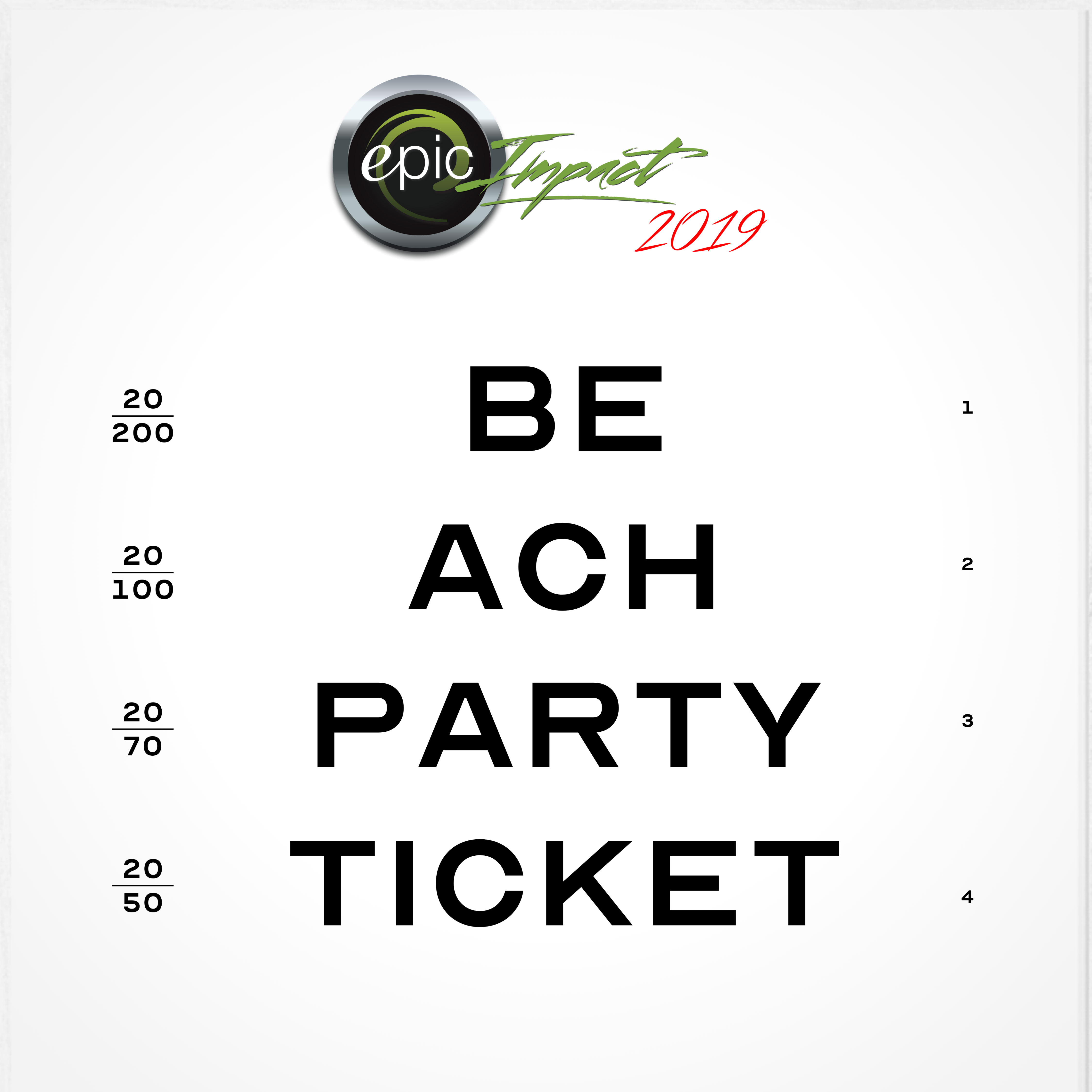 Additional Impact 2019 Beach Party Ticket